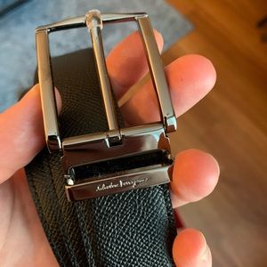 Salvatore Ferragamo Reversible/Adjustable Belt: 42